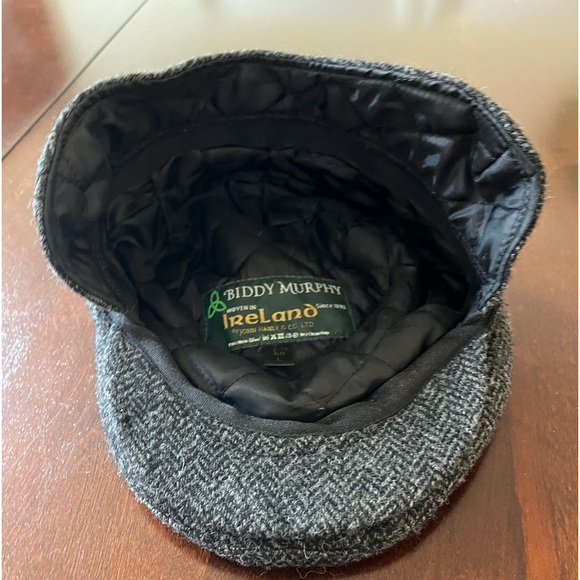 Men’s Biddy Murphy Irish Wool Newsboy Flat Cap - Picture 6 of 7